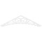 Ekena Millwork Pitch Genova Architectural Grade PVC Gable Pediment, 72"W x 18"H x 1"P (6/12) GPP072X018X100GEN - alternate 5